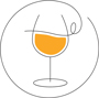 Pictogramme vin blanc de Bourgogne millésime 2015